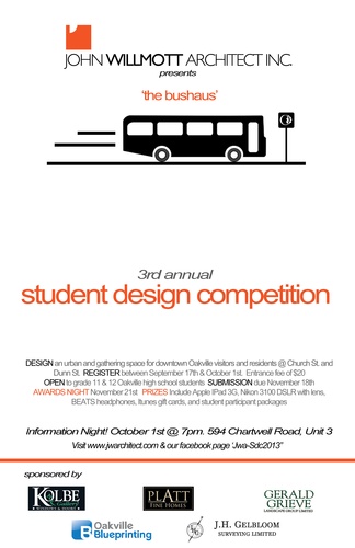 The Bushaus - 3rd Annual Student Design Competition