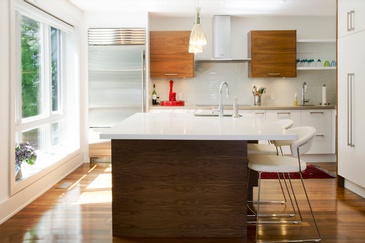 Modern and Contemporary Kitchen Design by John Willmott Architect, Inc.
