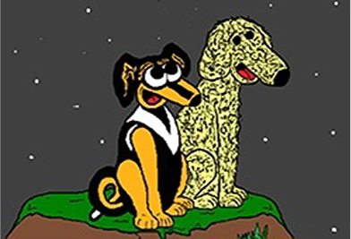 Enjoy along with Hugo and Charlie in our funny dog comic book - Hugo Comics