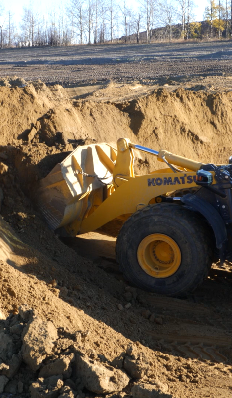 Scorpion Construction offers high-quality sands and gravel to meet most of your construction requirements in Edmonton