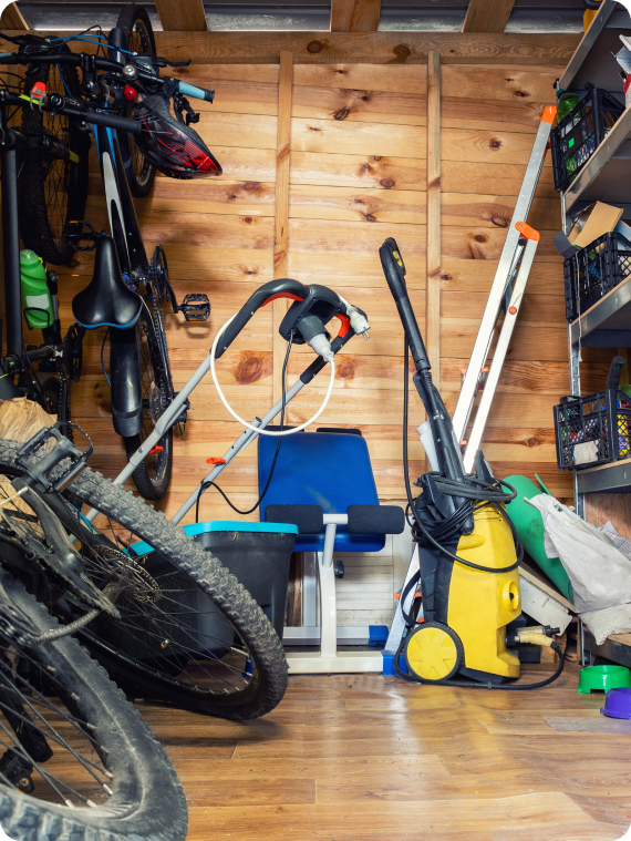Reclaim your Garage or Storage Unit with our Hassle-Free Clean-Out Services from 707-222-JUNK in Santa Rosa