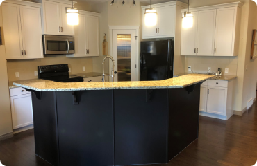 Professional Kitchen Cabinet Refinishing Services transforming worn-out cabinets