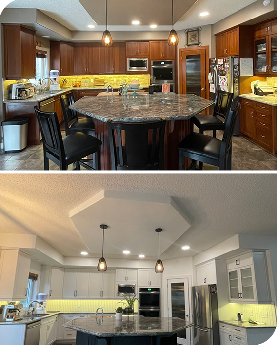 Give your Kitchen a Fresh New Look with Stunning Kitchen Cabinet Respray, Refinishing Services
