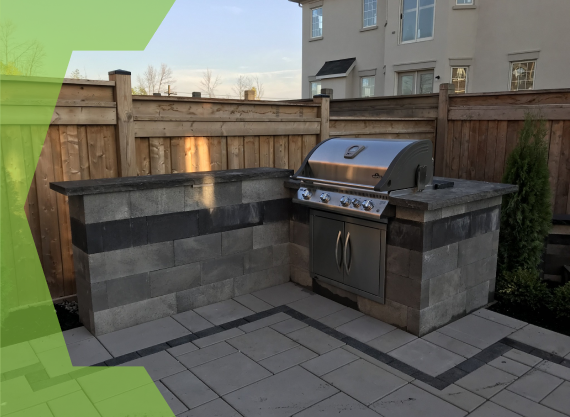 Green Crew Contracting Inc offer Outdoor Kitchen and Firepit Construction and Installation