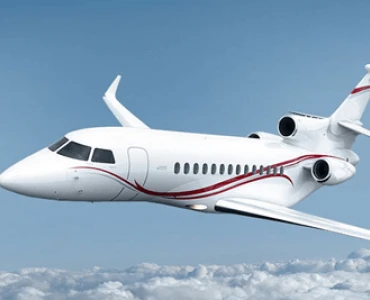 The FALCON 7X, representing the pinnacle of luxury in Heavy Jet travel among Luxury Private Jets