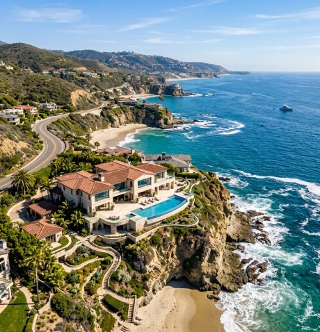 Drone property video in Laguna Beach