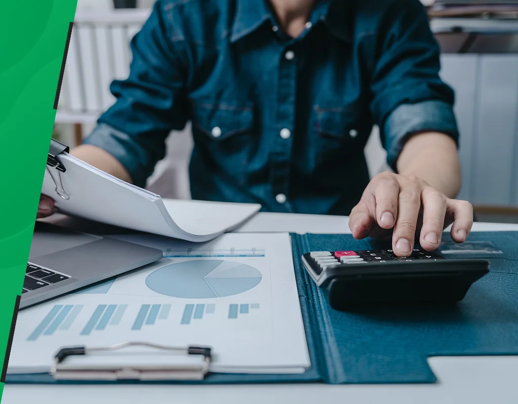Bookkeeper in Davie, FL reviewing small business financial records