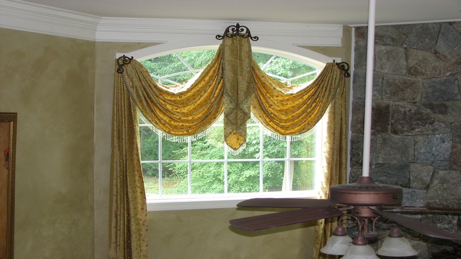 Arch Window Treatments In Washington Dc Maryland Virginia