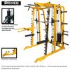 Made in Canada Smith Machine with Half Rack and High Lat and Low Row Combo