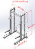 Heavy Duty Half Rack