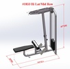 Lat pull down mid row combo