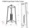 Dual Pulley Adjustable Tower