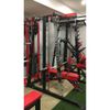 Made in Canada Smith Machine with Half Rack and High Lat and Low Row Combo