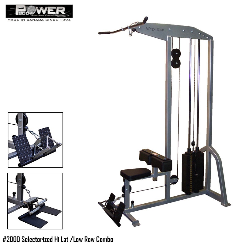 High Lat Pull Down Low Row Combo