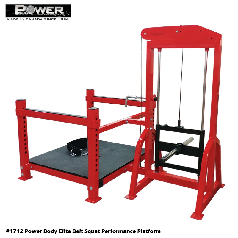 Fitness Equipment Online Canada Heavy Duty Commercial Plate Loaded Belt Squat Performance Platform