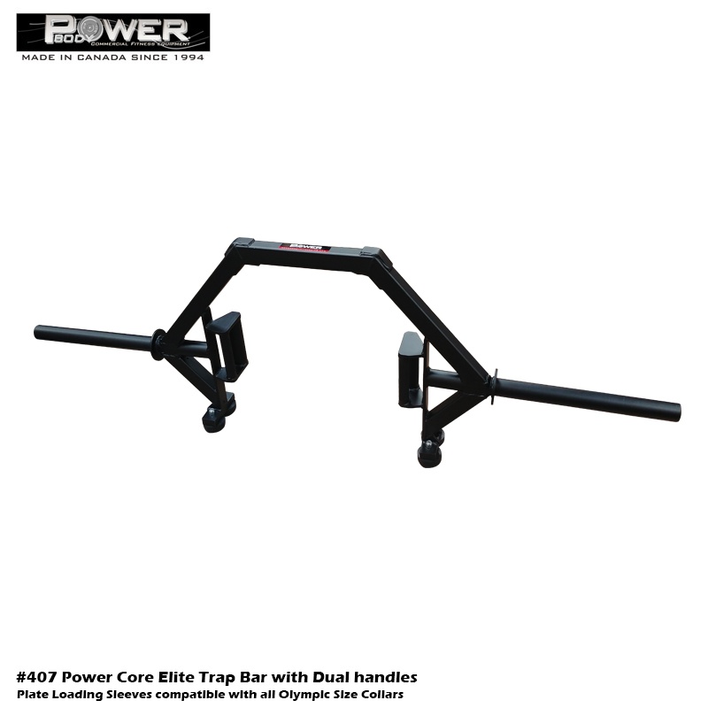 #407 Power Core Elite Open Trap Bar with Dual Handles 