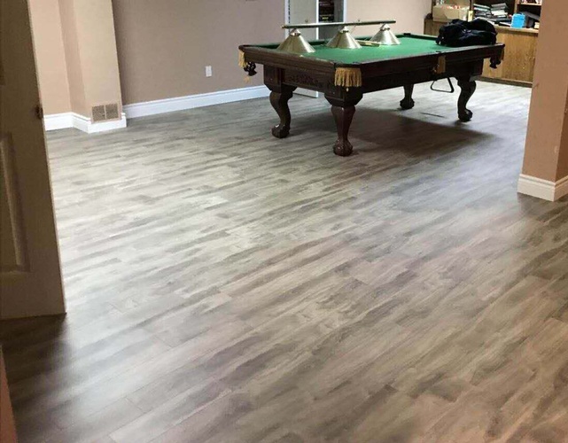 Installation of New Laminate Flooring (Color -Thriling Chill)