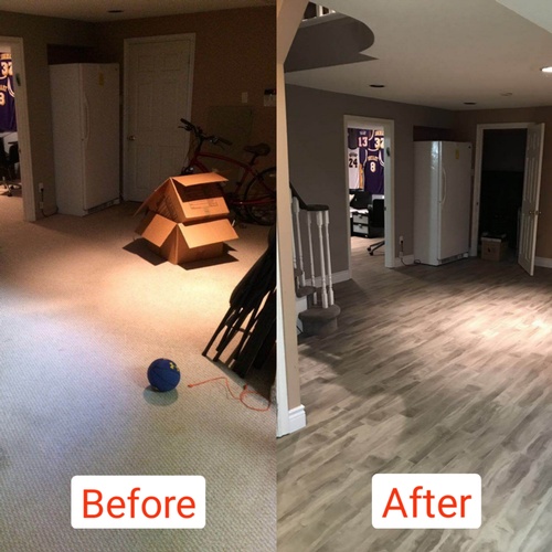 Installation of Laminate 2(Color-Thrilling Chill)