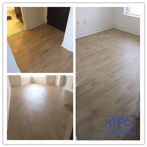 Installation of New Laminate Flooring (Color-Legacy of Kazan)