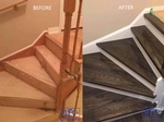 Supply and Installation of Red Oak Stairs +Spindles (Color-Pepper)#3