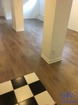 Installation of Vinyl Flooring in Basement (color-18004)