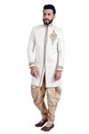 Off White  Indowestern Sherwani  RK1096