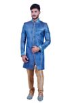 Electric Blue  Indowestern Sherwani  RK1089