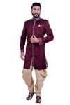 Wine  Indowestern Sherwani  RK1106