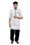 White  Pathani Suit  RK4138