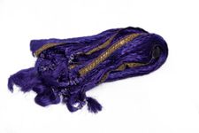 Dark Purple Fancy Khesh Stole