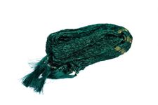 Dark Green Simple Khesh Stole