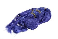 Indigo Blue Simple Khesh Stole