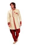 Classy Cream Color Indo Western Sherwani