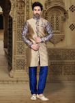 Extra Vagant Brown Color Indo Western Sherwani