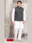 White Color Amazing Indo Western Sherwani