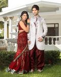 White Color Unique Design Indo Western Sherwani
