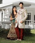 Opulent Beige Color Indo Western Sherwani