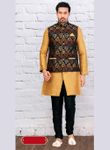Modish Brown Color Indo Western Sherwani