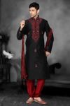 Black Maroon Color Kurta Payjama