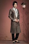 Brown Color Emboridered Kurta Payjama