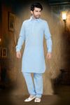 Blue Color Tentalizing Kurta Payjama