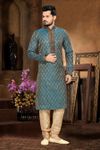 Unique Blue Kurta Payjama