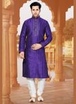 Stimulating Purple Color Kurta Payjama