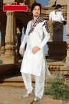 Dazzing White Ethnic Collection Kurta Payjama