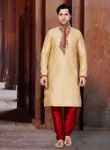 Fascinated Cream Color  Kurta Payjama