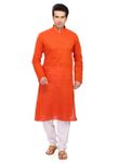 Orange Resplendent Kurta Payjama