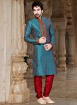 Blue Ethnic Kurta Payjama