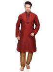 Sun Shine Red Kurta Payjama