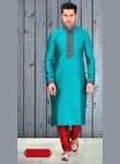 Glamourous Blue Color Kurta Payjama