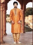 Impressive Orange Kurta Payjama